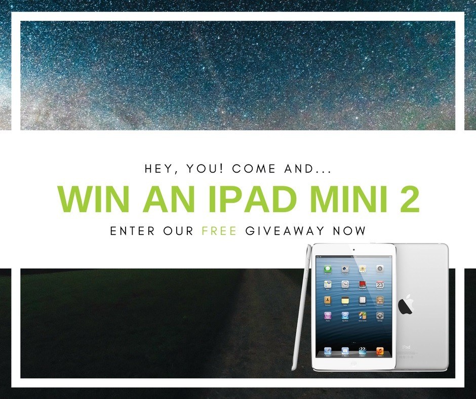 WIN a FREE iPad Mini 2! Enter our special giveaway draw The latest